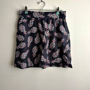 NWT Loft Outlet Pineapple Circle Skirt
